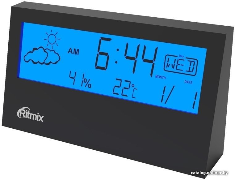 Метеостанция Ritmix CAT-044 (черный)