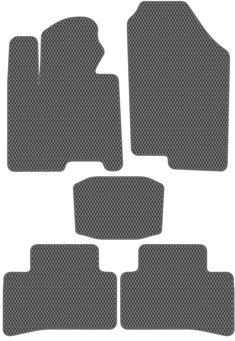 

Комплект ковриков для авто Alicosta Hyundai Mufasa I (suv / NU2) 2023 - Н.В. (серый, ромб)