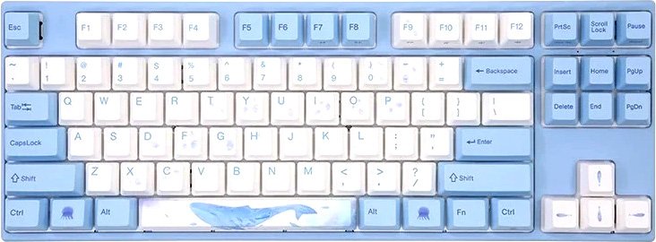 

Клавиатура Varmilo VPT87 Sea Melody (Kailh Prestige Silent, нет кириллицы)