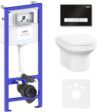 Lavinia Boho Relfix Grance Hill Rimless 6 в 1 87561016 (черный/белый пластик)