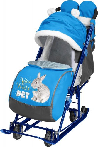 Nika Ника детям 7-6 (кролик/васильковый)