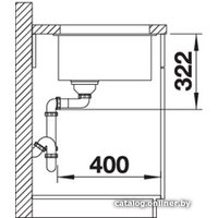 Кухонная мойка Blanco Subline 700-U Level 526003 (черный)