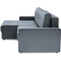 Угловой диван Mio Tesoro Манчестер 292 1.5ек-1.5пф (968 серый) в Пинске