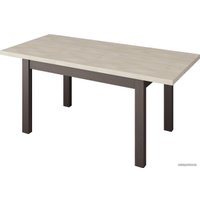 Кухонный стол Senira Кастусь 110-145x70 (дуб выбеленный/венге)