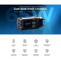 Сетевое зарядное Havit UC20 (черный)