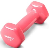 Набор гантелей OKPRO OK1001A-1 2x1кг (розовый)