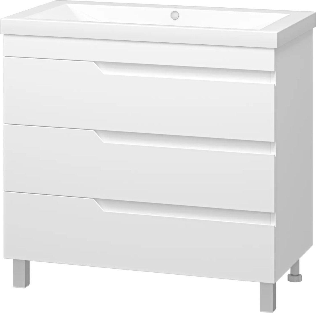 Misty Тумба с умывальником Софт 90 П-Соф-01090-0113Я+10.150.00900.001