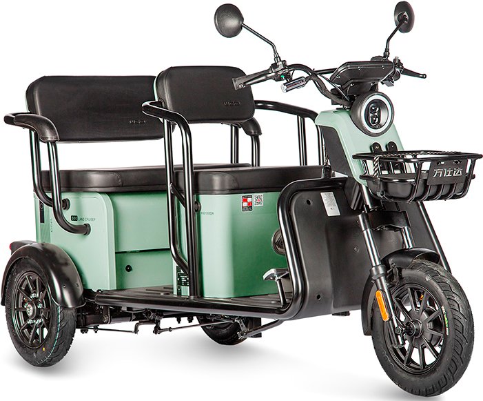 Электроскутер Gelbert Wanshida LC300 60V 1000W (зеленый)