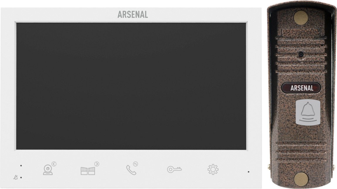 

Комплект видеодомофона Arsenal Грация Pro (белый) + Триумф Pro (коричневый)