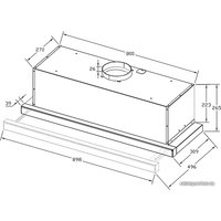 Кухонная вытяжка Korting KHP 9815 GN