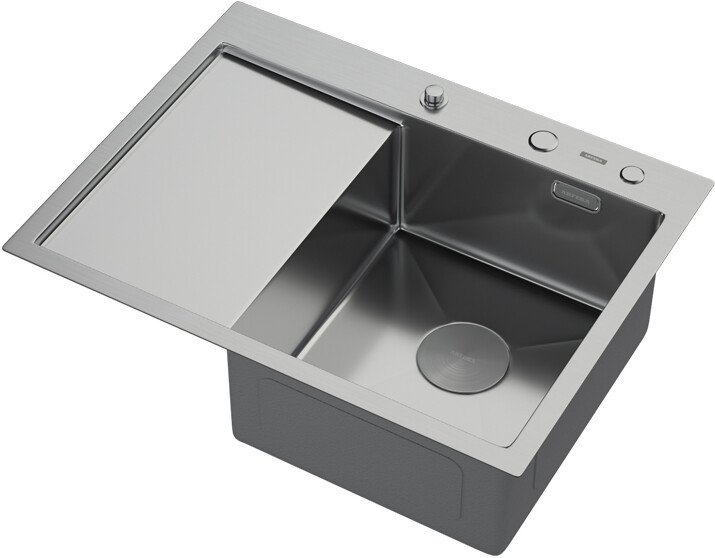 Кухонная мойка ARFEKA ECO AR 650*500 R POP-UP SATIN