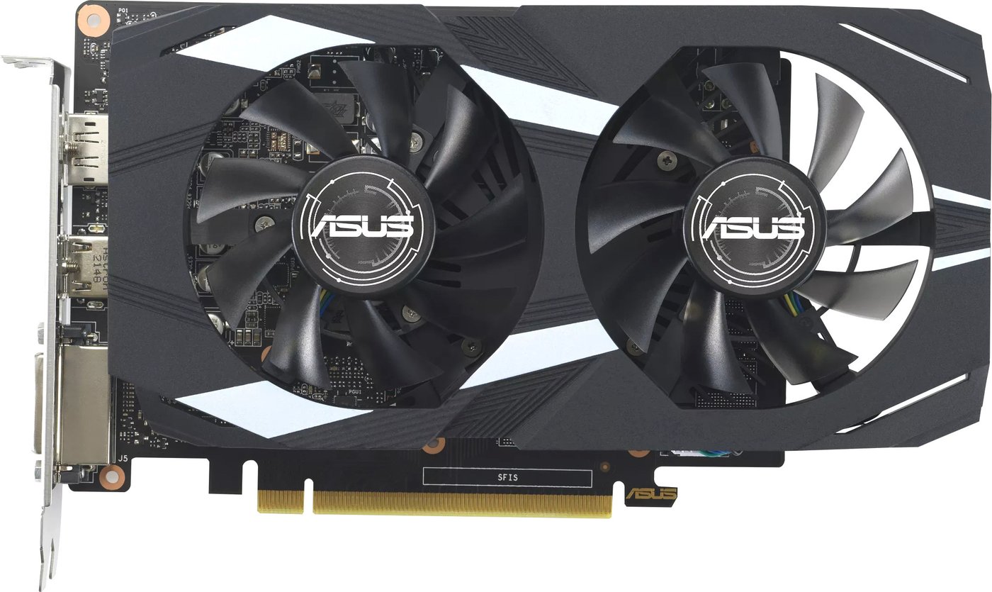 

Видеокарта ASUS Dual GeForce GTX 1650 OC Edition 4GB GDDR6 EVO DUAL-GTX1650-O4GD6-P-EVO