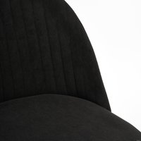 Офисное кресло TetChair Melody (флок, черный)