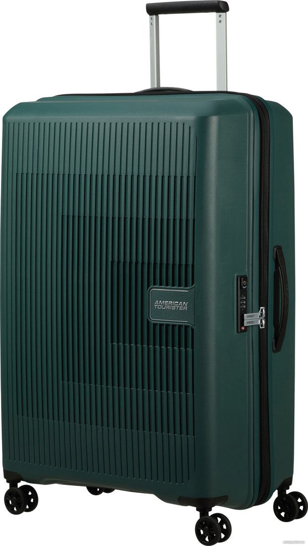 Чемодан-спиннер American Tourister Aerostep Dark Forest 77 см
