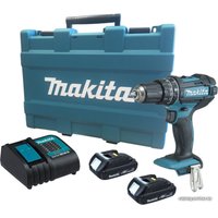 Ударная дрель-шуруповерт Makita DHP482SYE (с 2-мя АКБ)