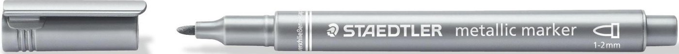 

Маркер перманентный Staedtler Мetallic 8323-81 (серебристый)