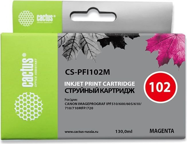 

Картридж CACTUS CS-PFI102M (аналог Canon PFI102M)