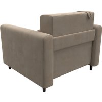 Кресло-кровать Лига диванов Лига-070 132556 (велюр Seven 729 бежевый)