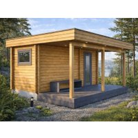 Русская баня Woods из бруса Путник в Солигорске