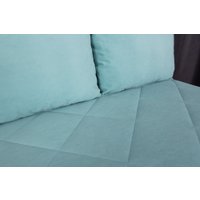 Диван DiArt Элли 1000 (велюр Selfie aquamarine/ножки светлые)