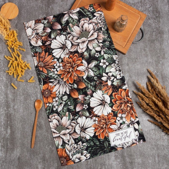 

Полотенце Этель The most beautiful 7620920 (белый/зеленый/оранжевый)