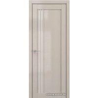 Межкомнатная дверь Юркас Deform V9 70x200 (стоун вуд/стекло lacobel белый лак)