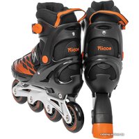 Роликовые коньки Ricos Stream PW-153B S (р. 33-36, черный/оранжевый)