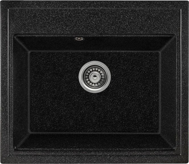 

Кухонная мойка Saniteco Mare (черный с сифоном)