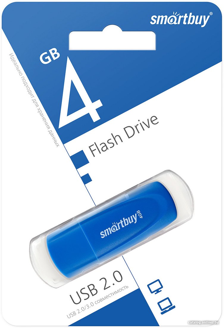 USB Flash SmartBuy Scout 4GB (синий)