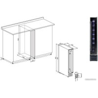 Винный шкаф Temptech WPQ15SCB