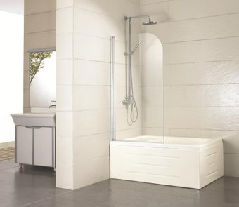 Стеклянная шторка для ванны Bravat Alfa BG070.5110A-1