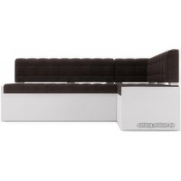 Угловой диван Мебель-АРС Ганновер правый 208x82x133 (кордрой коричневый)