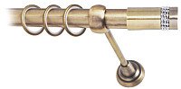 

Карниз для штор Lm Decor Имидж 116 1р гладкий 25мм (антик, 2м)