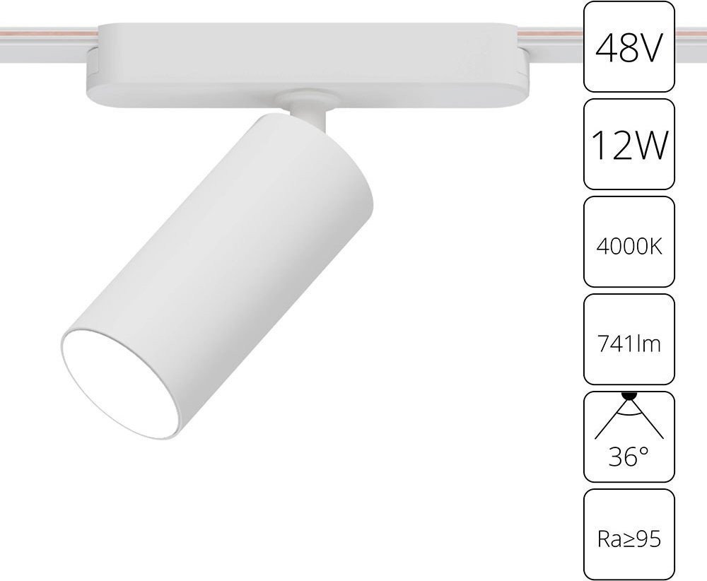 Трековый светильник Arte Lamp Rapid A6158PL-1WH