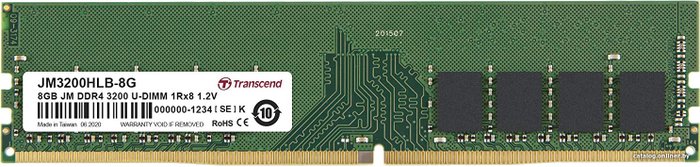 Transcend JetRam 16GB DDR4 PC4-25600 JM3200HLB-16G