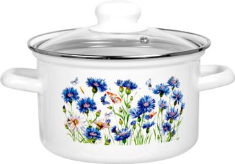 Кастрюля Лысьвенские эмали Васильки С-1610САП2/4ЭК