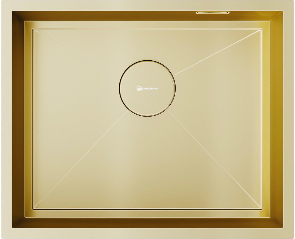 

Кухонная мойка Omoikiri Kasen 54-16-INT-LG (светлое золото)