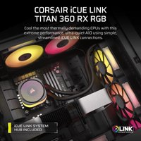 Система жидкостного охлаждения для процессора Corsair iCUE LINK TITAN 360 RX RGB CW-9061018-WW