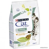 Сухой корм для кошек Cat Chow для стерилизованных кошек, домашняя птица 1.5 кг