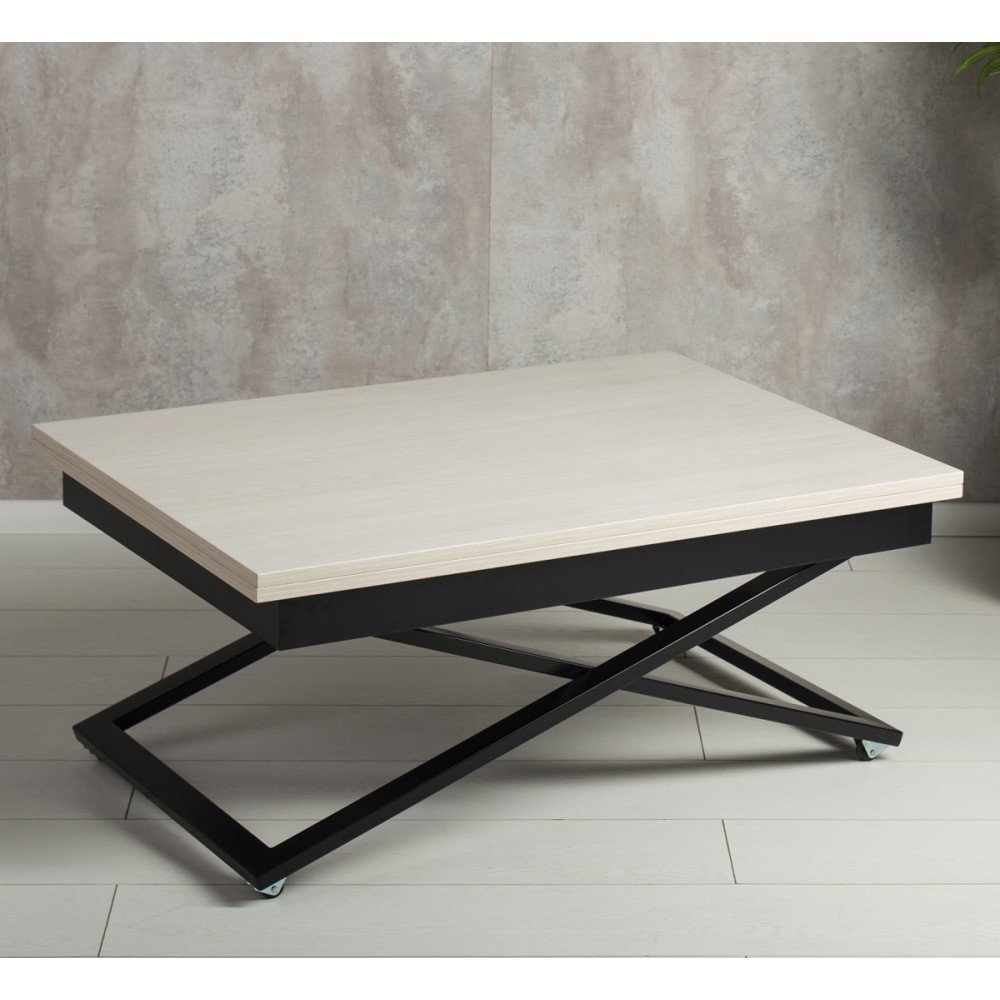 

Стол-трансформер Levmar Apollo D36/S53 (дуб анкор светлый/черные опоры)