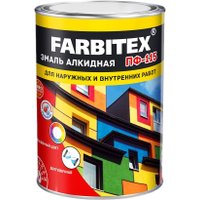 Эмаль Farbitex ПФ-115 0.4 кг (белый)