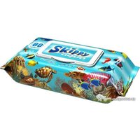 Влажные салфетки Skippy Aqua с клапаном (4x80 шт)