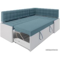 Угловой диван Мебель-АРС Ганновер правый 208x82x133 (голубой Luna 089)