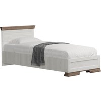 Кровать Black Red White Marselle LOZ90х200 Д (ясень снежный/дуб сонома темный/ясень снежный)