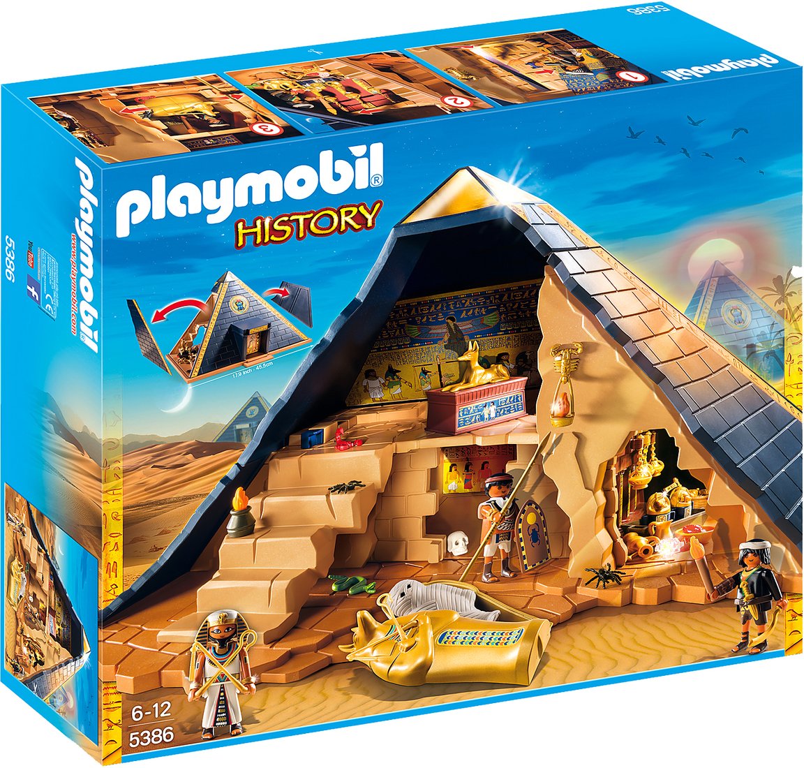 

Конструктор Playmobil PM5386 Римляне и Египтяне: Пирамида Фараона