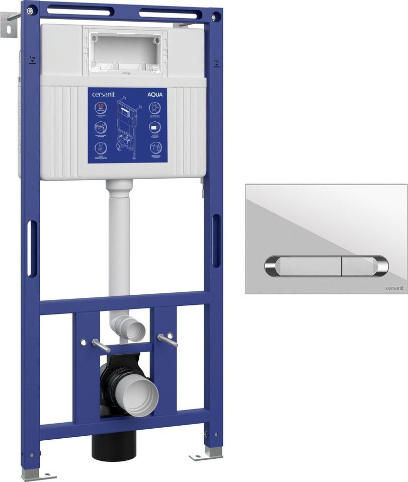 

Инсталляция для унитаза Cersanit Aqua Prime М 50 68179 с кнопкой Estetica 64111 (кнопка белый/хром глянец)