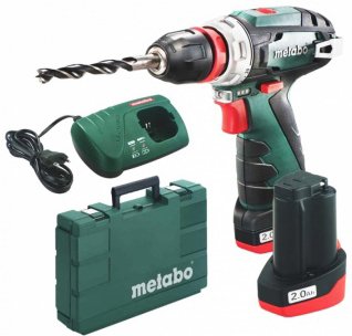 

Дрель-шуруповерт Metabo PowerMaxx BS Quick Basic 600156500 (с 2-мя АКБ, кейс)