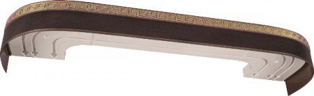 

Карниз для штор Legrand Галант Neo Греция 2.8 м 2П (венге)