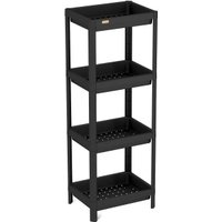 Стеллаж Sheffilton SHT-SS25-4 (черный)