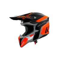 Мотошлем Airoh WRAAAP Conquer WRAC32-XXS (XXS, оранжевый матовый)